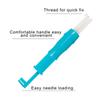10Pcs Machine Needle Inserter Threader Automatic Needle Threader Quick Sewing Threader Threading Tool for Sewing Machine