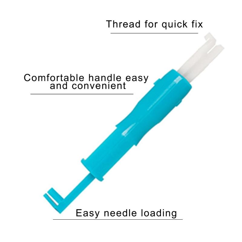 10Pcs Machine Needle Inserter Threader Automatic Needle Threader Quick Sewing Threader Threading Tool for Sewing Machine