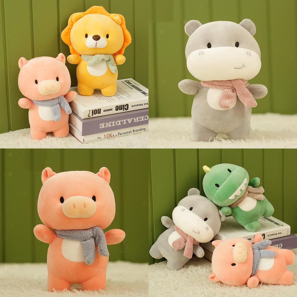 Weiches und entzückendes Tierplüschspielzeug-Ornament für jedes Alter Löwe Dinosaurier