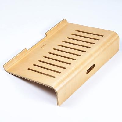 Wooden Laptop Stand Cooling Tabletop Compatible with MacBook 17 Inch LAY20C Pro/Air