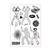 Silicone Seal Stamp Dancing Girl Clear Stamps DIY Scrapbooking Card Making Embossing Photo Journal Album Decorative