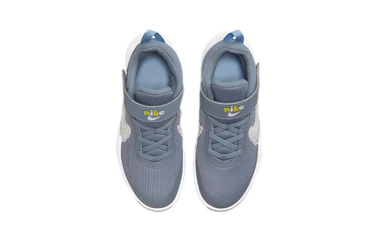 Nike Team Hustle D 10 Dream Low Top Basketball Shoes Blue White Children Aged 3 7 Years Old DH4906-410