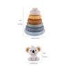 Stacking Nesting Baby Building Blocks Toys Soft Squeeze Diy Teething Baby Early Educational Toys For