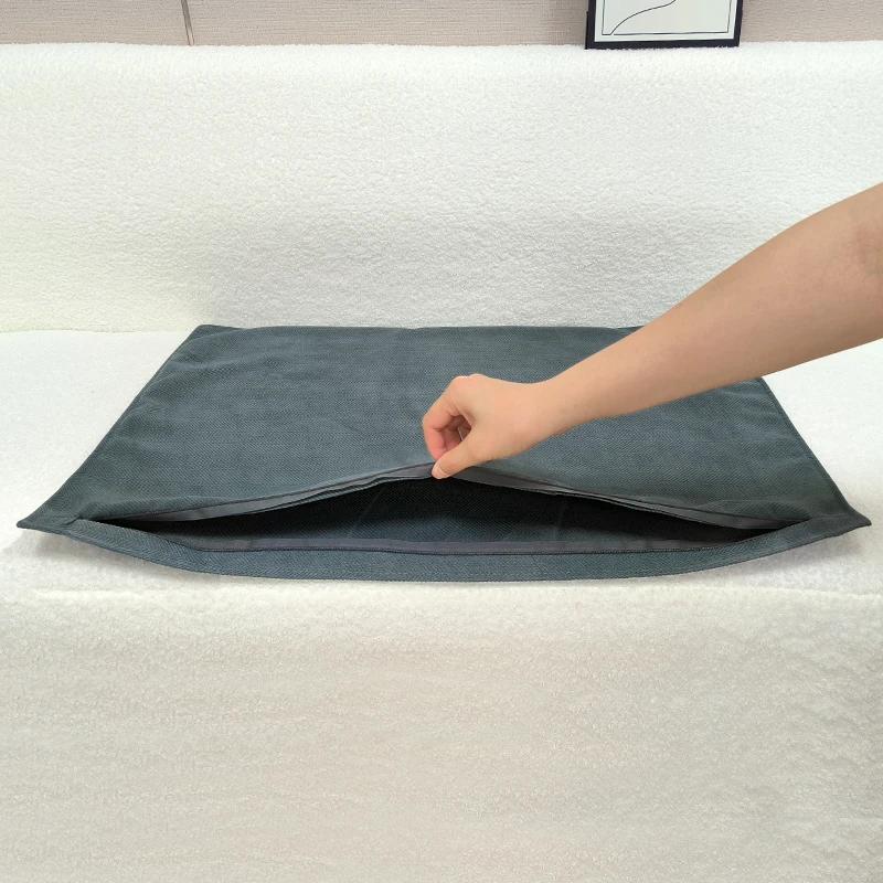 40/45/50/60/70cm Chenille Big Cushion Cover Bamboo Textured Solid Color Throw Pillow Case for Bedroom Sofa Home Decorative