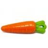 Dog Carrot Toy - Rubber Floating, Teething, Bite-Resistant, Soft, and Sound-Simulating Toy for Dental Cleaning