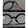 Women's glasses, retro round small frame glasses for men and women