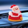 Mini Santa Figurines Christmas Miniature Desktop Decor Collectible Santa Claus Ornament M Icro Landscape Meryy Xmas Decoration
