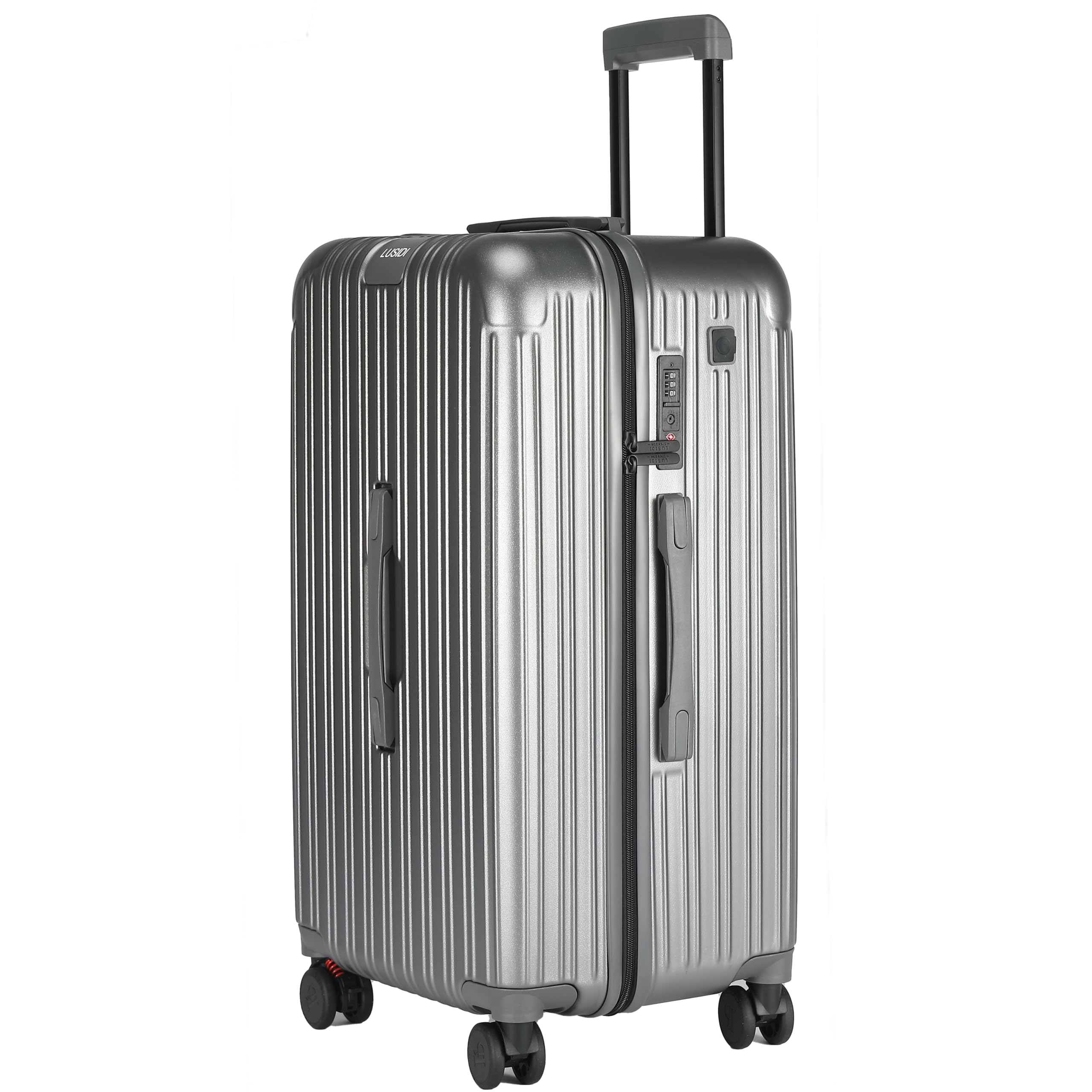 

дизайн, идеальный для японских бесступенчатых регулируемых переносок больших ночных путешествий [KPLDOL] Чемодан, люди, сверхлегкий + бар, вместимость, багажник, серый