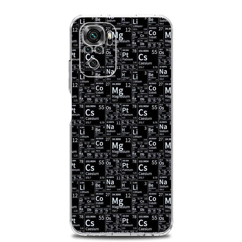Physics Chemical Mathematics Phone Case For Xiaomi Redmi Note 15 14 13 12 4G 10 11 Pro Plus 5G 14C 13C 12C 10C 9A Cover