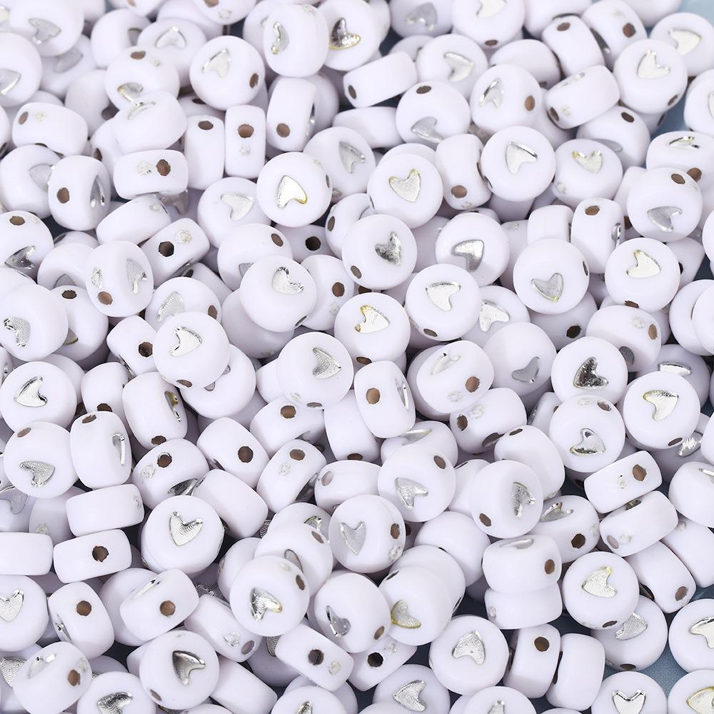 Acrylic Letter Beads for Kids' Jewelry Making – Educational DIY Beading Accessories