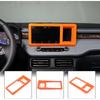 Car Center Console Navigation Panel Trim Cover Compatible with Ford Maverick 2022 Car Dashboard Center Console Multimedia Navigation GPS Panel Trim