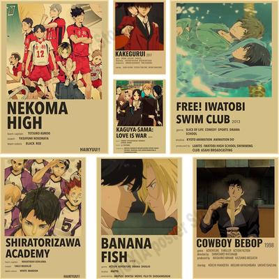 Retro klasyczny plakat anime atak na tytana papier pakowy plakaty ścienne artystyczny obraz do pokoju w domu Bar Cafe dekoracje ścienne!