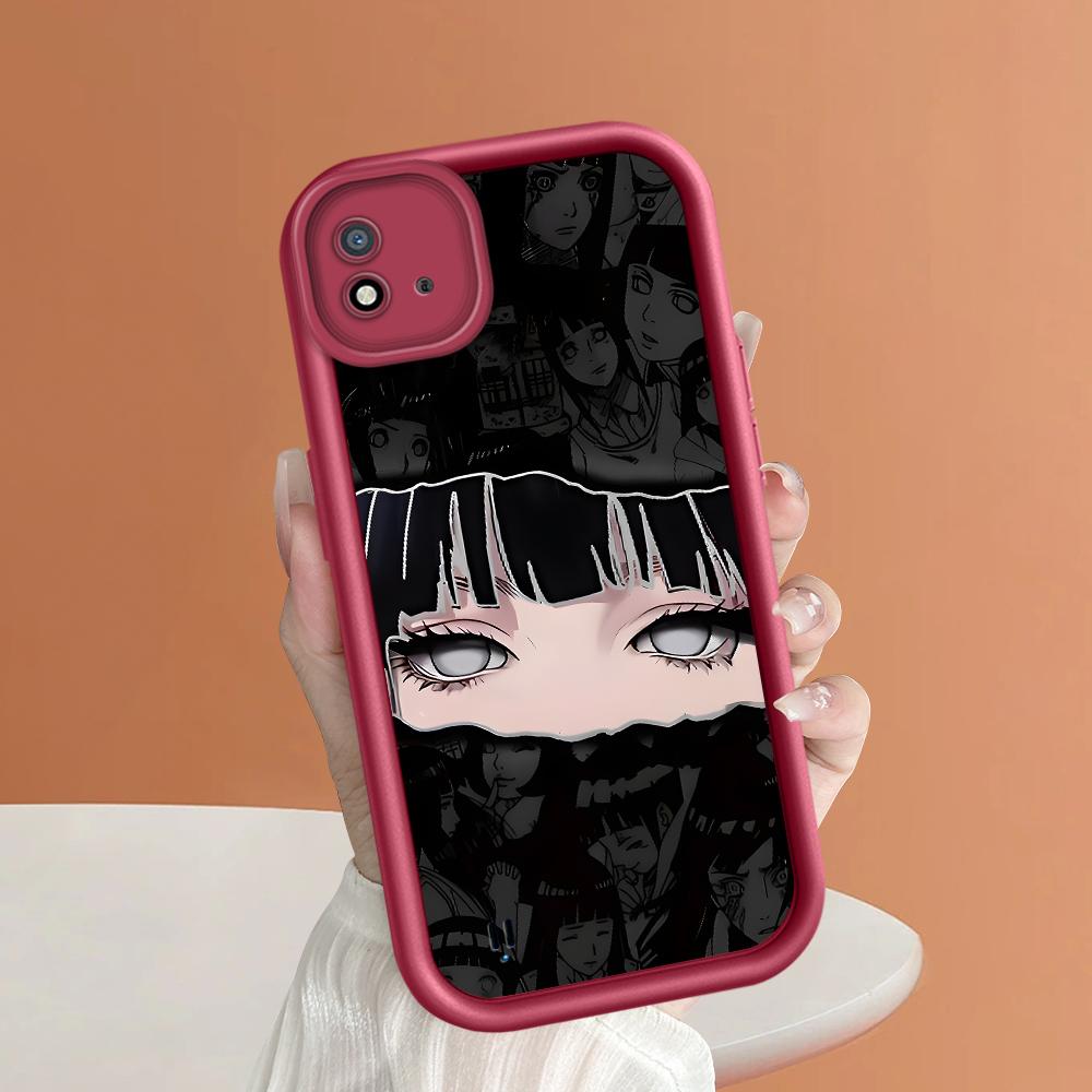 Soft Silicone Square Ladder Printing Pattern Phone Casing Full Cover Camera Shockproof Protection Rubber Case for OPPO Realme