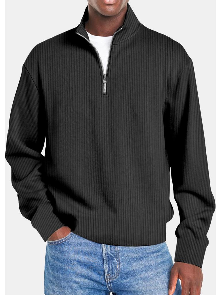 Men's Autumn Slim-Fit Long-Sleeve Zipper Sportswear Top