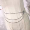 Clothes Decoration Zinc Zinc Alloy Chains Adjustable Aluminum Chain Waist Chain Women Body Chain Metal Belts