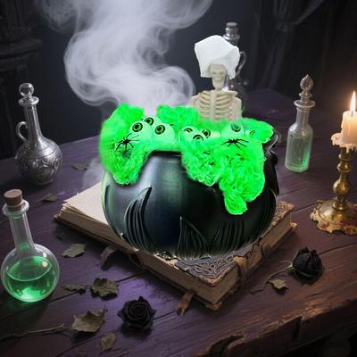Cauldron Halloween Decor Halloween Desktop Decorations Decorative Desktop Ornament For Garden Window Sill Photo Booth Dining