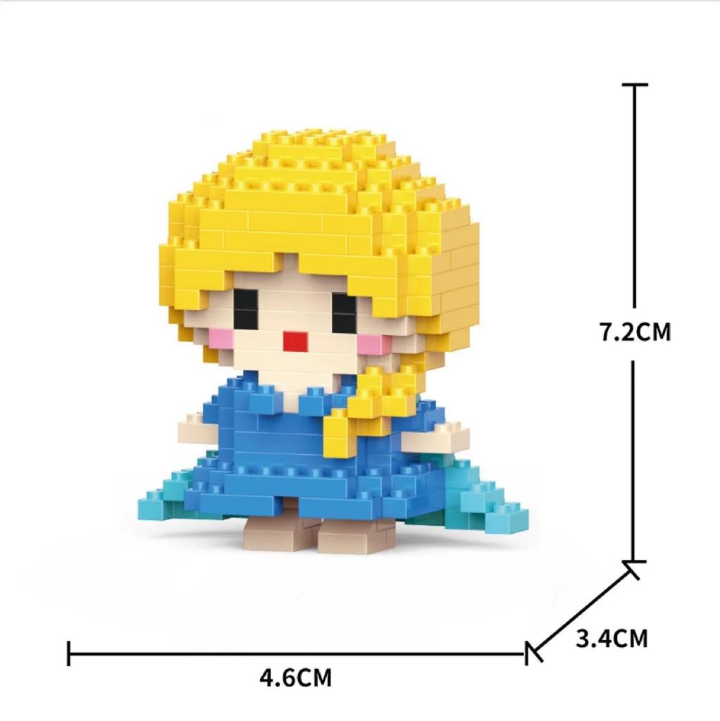 Cartoon Building Blocks, Animal Dolls, Educational Assembling Toys, Ornaments, Small Particles, Children's Birthday Gifts
