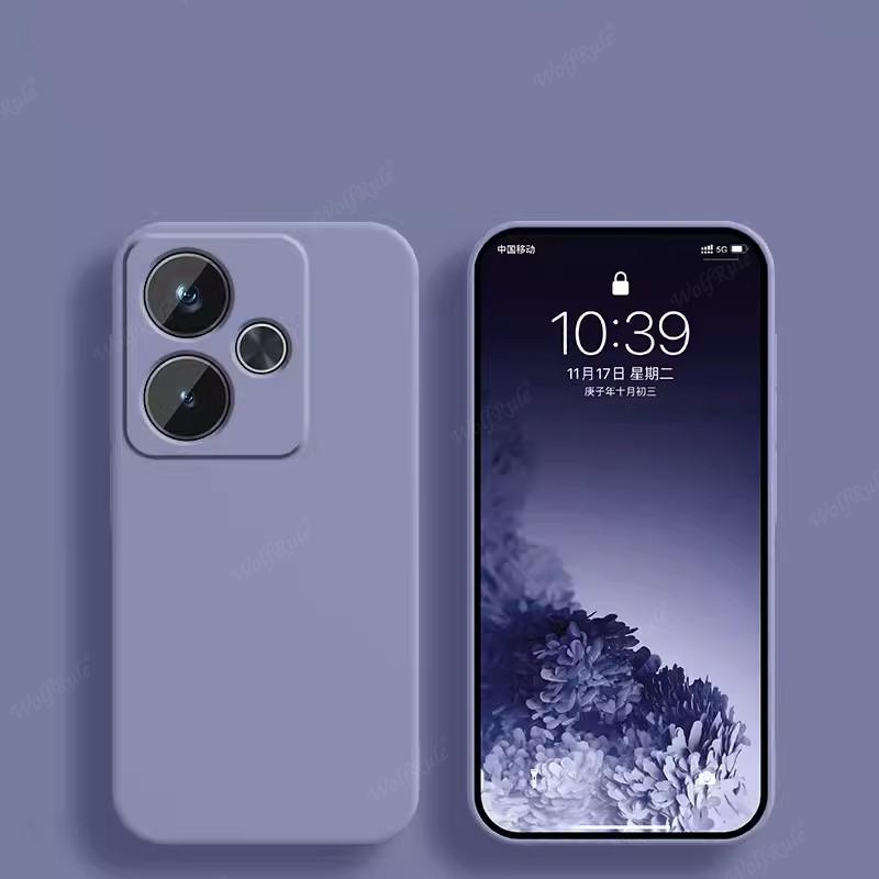 

Для чехла Xiaomi Poco F6 Чехол Для Poco F6 Capas Жидкий силикон Противоударный Чехол-бампер на заднюю панель телефона ТПУ Мягкий чехол Poco F6 PocoF6 Fundas For Poco F6