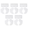 Wrinkles Removal Patches Hydrogel 5pcs Round Corner Eye Patches 5pcs Nose Wrinkle Stickers