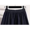 DIMANAF 2026 Plus Size Summer Women Skirts Denim Blue Fashion Jeans Lady High Waist Casual Elegant Long Skirt