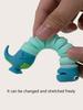 1pc-Adjustable length of telescopic pull tube, suitable for cat toy cartoon dinosaur shape