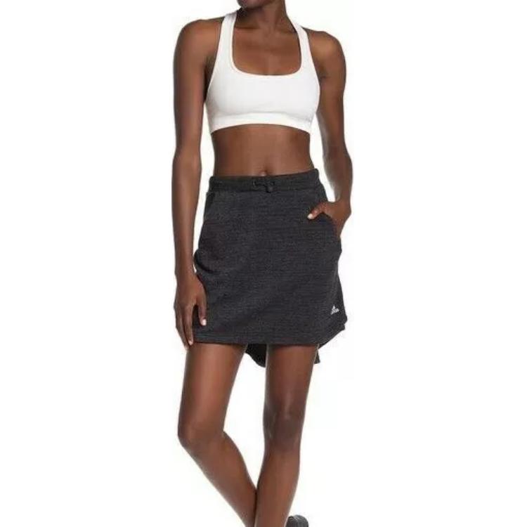 Adidas Fashionable Soft Comfortable Simple Casual Skirt Women Skirts Black DV2164