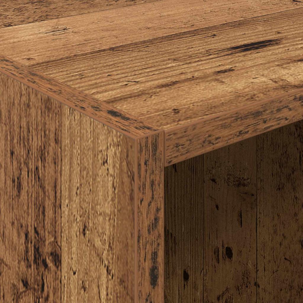 Wardrobe with Shelf and Storage Reclaimed Wood Look 41 x 48 x 102 cm