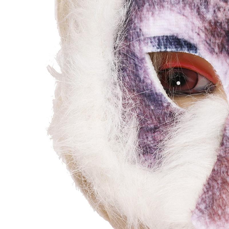 Lovely Halloween Mask Realistic Animal Face Mask Cover Cosplay Costumes Props Masked Ball Party Gifts for Adults Kids