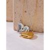 Yhpup Trendy Stainless Steel Smooth Thick Heart Love Necklace Pendant 18K PVD Plated Romantic Gift Daily Jewelry Waterproof