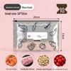 Thickened Aluminum Foil Freezer Bag - Food-Grade Zipper Storage for Fresh-Keeping