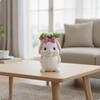 Hare Planter Charming Tabletop Flower Pot for Windowsill, Office, Balcony