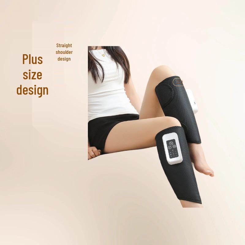 Korean Electric Leg Massager: Multi-functional Air Wave, Hot Compress & Calf Slimming Device.
