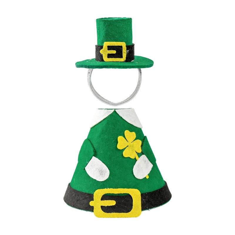 

Desktop Geese Statue Costume Felt Fabric Geese Outfit Holiday Decoration For Easter Decoration Patricks Day Festivities