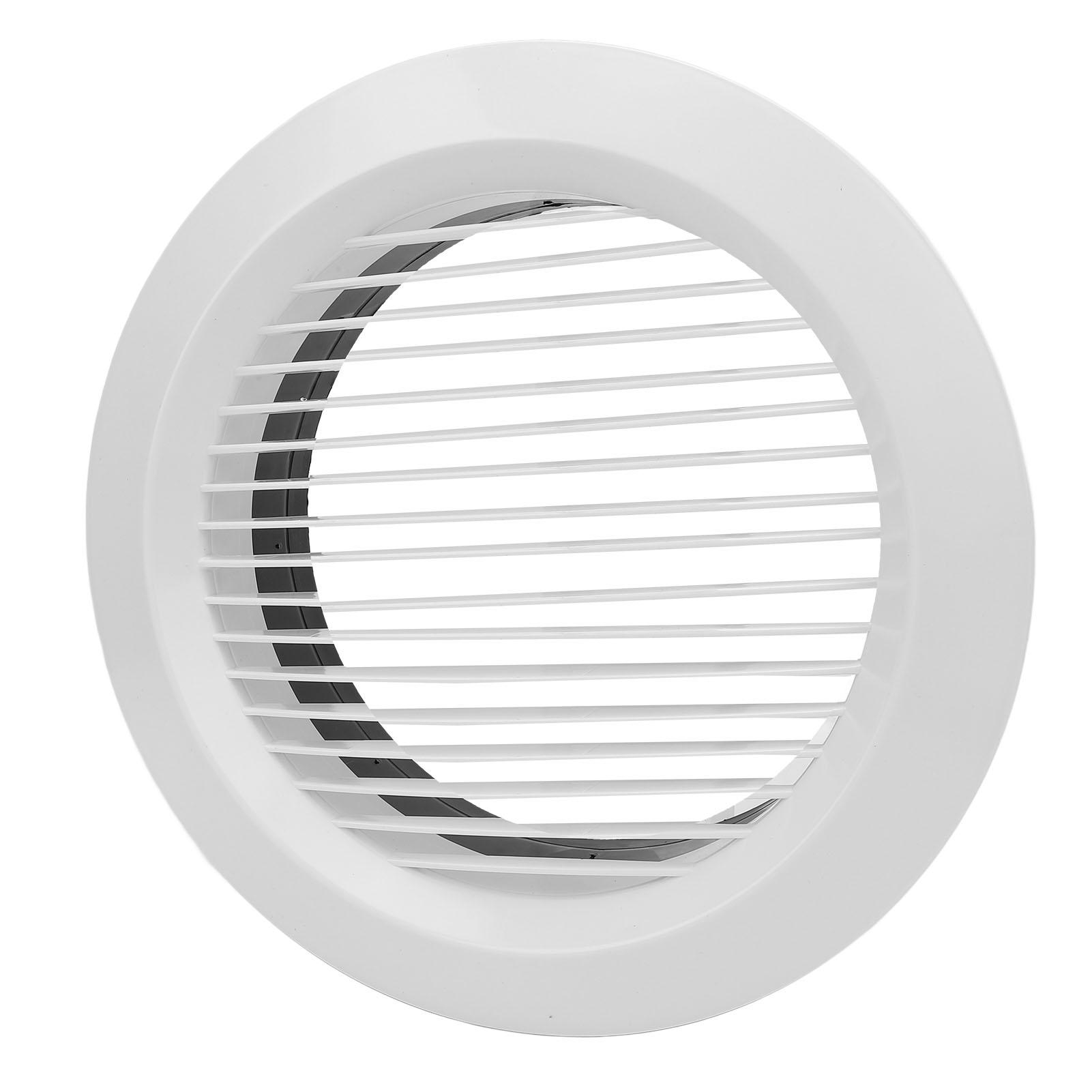 

Круглая вентиляционная решетка 200 мм из АБС-пластика, прямолинейная решетка для вентиляции воздуха для дома, ванной комнаты, кухни