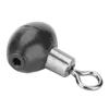 50PCS 13*7mm Fishing Swivels Bead T Shape Fishing Swivels Fishing Rolling Swivel  Carp Fishing