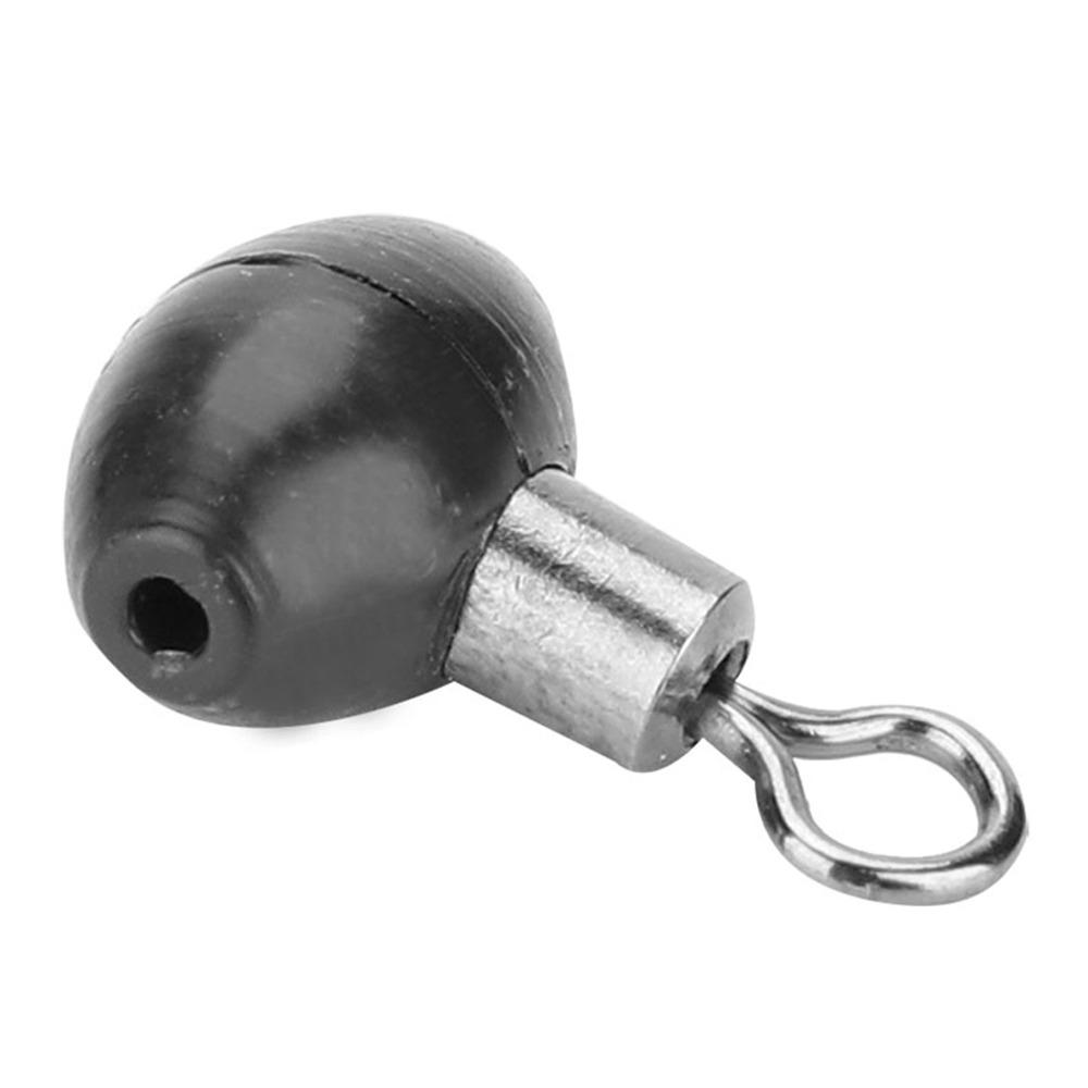 50PCS 13*7mm Fishing Swivels Bead T Shape Fishing Swivels Fishing Rolling Swivel  Carp Fishing