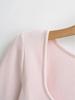 Women's Slim Fit Black U-Neck Long-Sleeve Shirt - Spicy Girl Collection, Perfect Base Layer for Autumn and Winter.