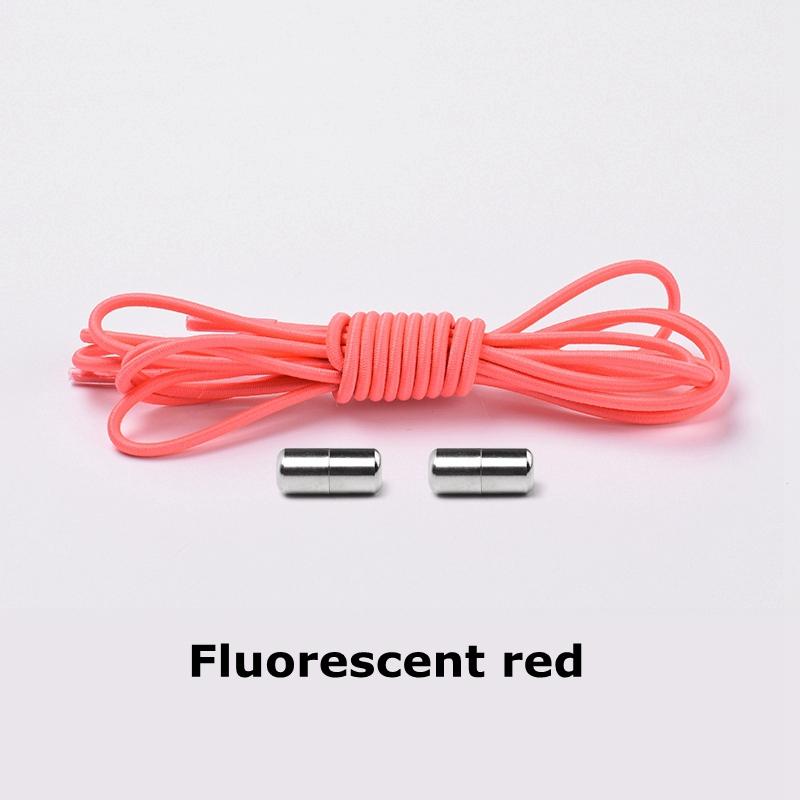 Elastic Laces Sneakers Round Shoelaces Without Ties Rubber No Tie Shoe Laces Shoes Kids Adult Quick Shoe Lace Rubber Bands