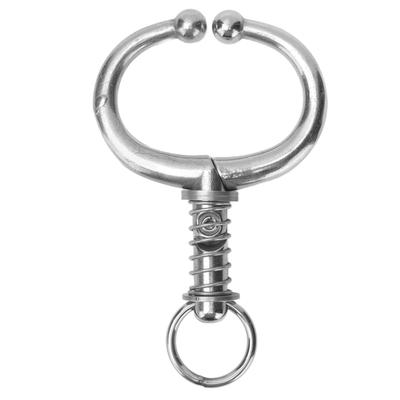 Cattle Nose Ring Stainless Steel Cattle Nose Clamp Bull Cow W Spring Nose Ring for FarmM