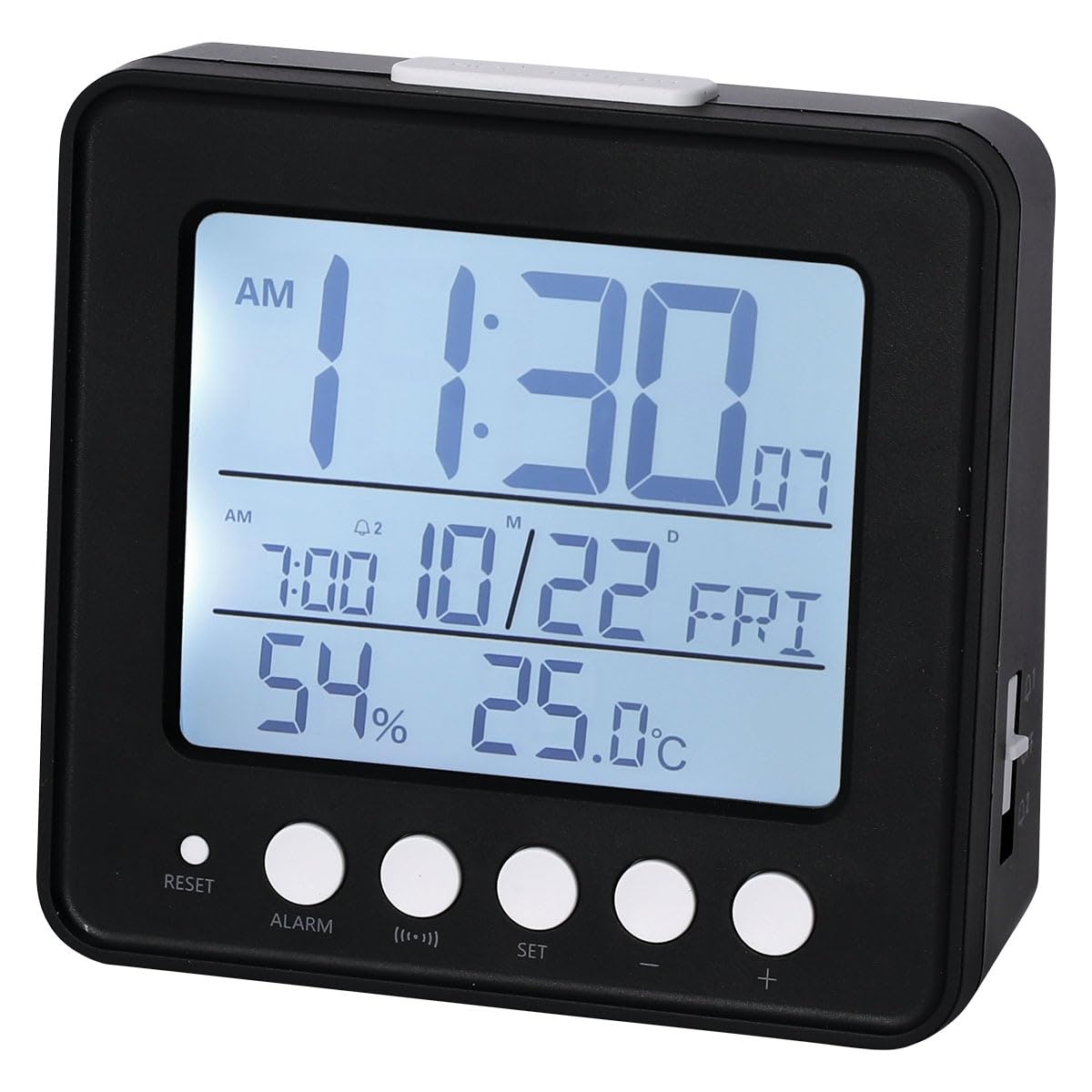 

Nitori Radio Digital Table Clock 003SL Black NITORI 8172792