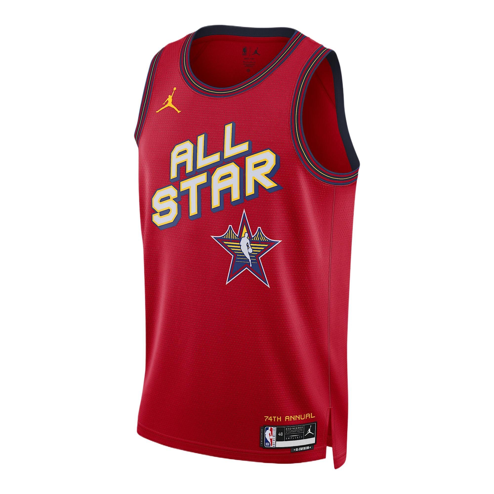 Air Jordan Dri-FIT NBA 2025 All-Star Weekend Team 1 Swingman Jersey University Red Men s FZ6801-657 M