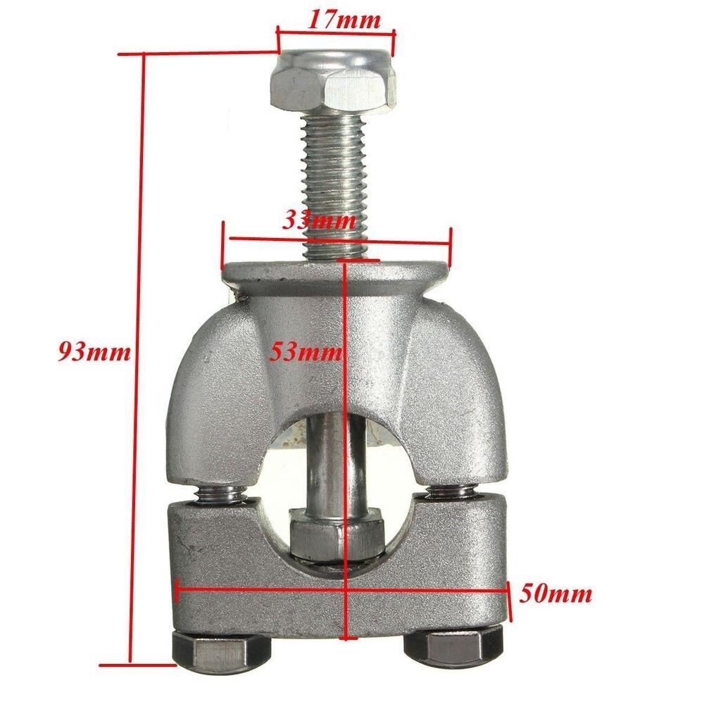 2Pcs  Handle Bar Mount Riser Clamp Motorbike