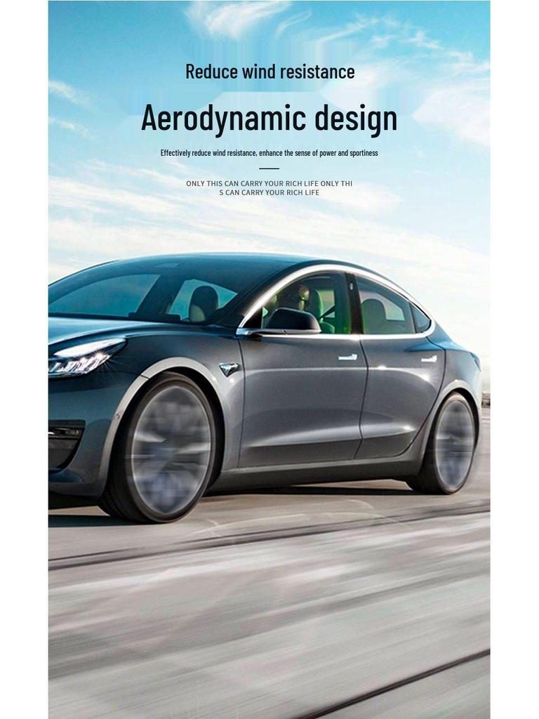 Tesla 19-Inch Model Y Full Wrap-Around Symmetrical Wheel Hubcap Cover
