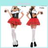 Stilvolles Deutsches Oktoberfest Bierkrug-Dirndl Perfekt Für Cosplay-Events
