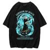 ONE PIECE Maglietta Yamato Figlia di Kaido Pirati Bestia Cotone Manica Corta T-shirt Unisex Stampa di Qualità Comoda per Uomini e Donne
