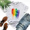 LGBT T-Shirt Gay Pride T-Shirt Regenbogen Schwule Lesben T-Shirts Love Wins T-Shirt Damen Kurzarm T-Shirt Streetwear Tops LGBT Geschenk