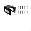 2 Pieces Log Support Bracket with Screws Predrilled Firewood HeavyDuty Stacking