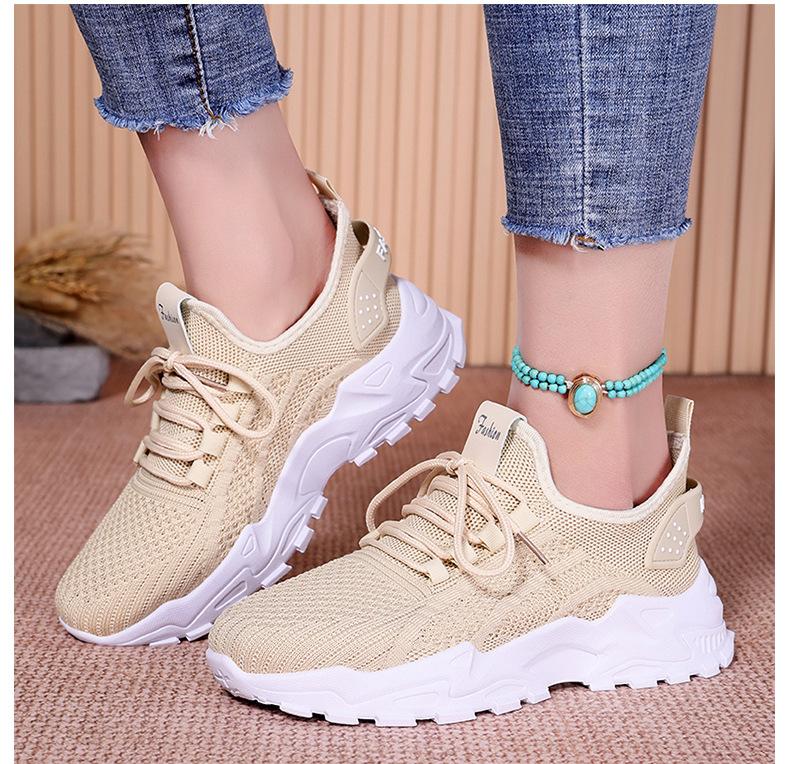 Fashion 2025 New Arrival Women's Chunky Sneakers Lightweight Soft Fashion Walking Shoes Breathable Tennis Shoes for Sport Gym Workout