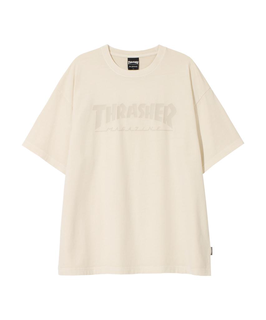 Treasure Magazine Pigment-Dyed Short Sleeve T-Shirt Cream