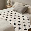 Scottish Terrier Fleece Throw Blanket Soft, Cozy & Warm with Hemmed Edges, Ideal for Couch, Home Use & Valentine's Day Gift